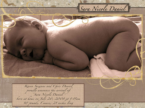Birth Announcement
